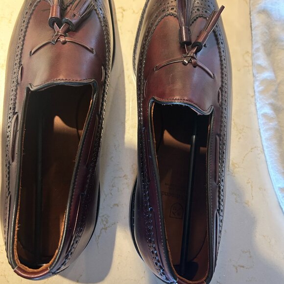 Allen Edmonds Grayson Tassel Loafers, Cordovan, 10.5 D